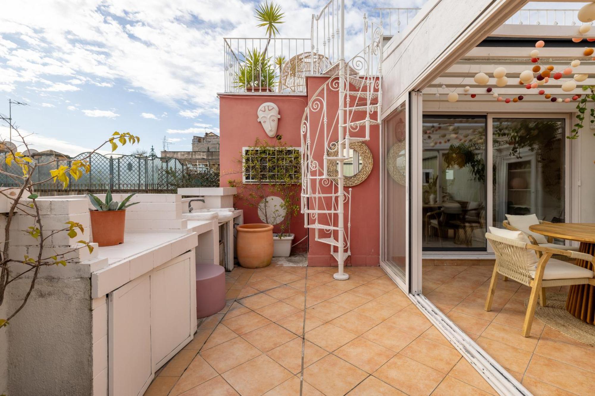 Апартаменты Aria Penthouse & Garden Рим Экстерьер фото